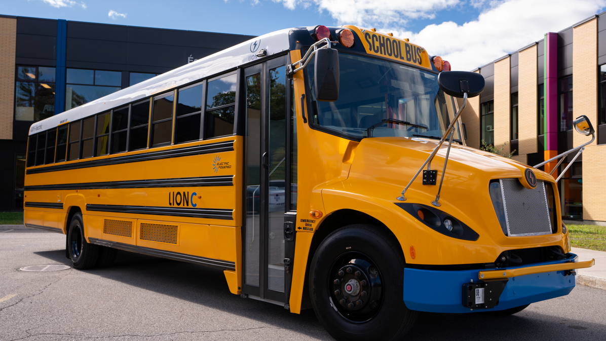Lion School Bus Image
