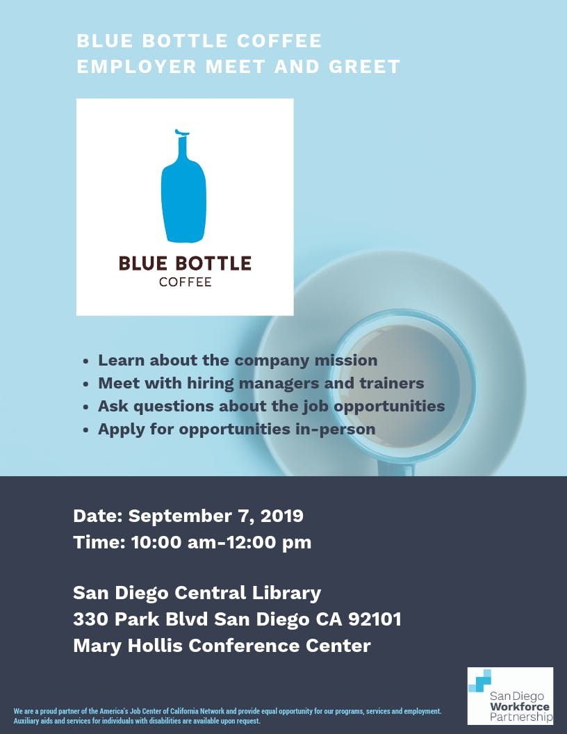 Blue Bottle Employer Event