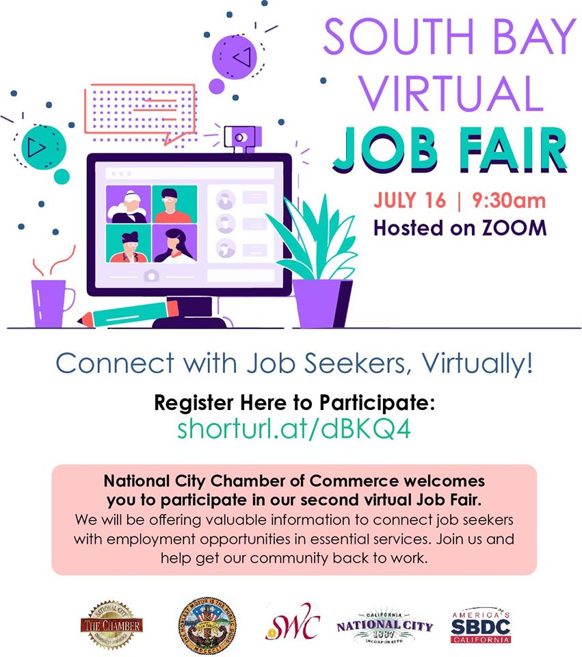 South Bay Virtual Job Fair San Diego Workforce Partnership